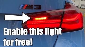 V90: DIY Euro Rear Fog Lights on an F80 BMW M3 - coding and button mod