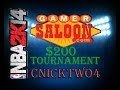 NBA 2k14 200 GAMERSALOON TOURNAMENT 2nd Round Blazers Vs Rockets Online Ranked Match 