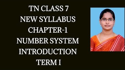 7th Maths T-1 Ch-1 Number system | Intro to Addition of integers | Samacheer One plus One channel
