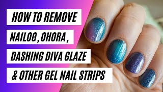 How to Remove Ohora, Dashing Diva Glaze, Nailog Gel Nail Stickers with NO DAMAGE | KBEAUTYHOBBIT screenshot 5