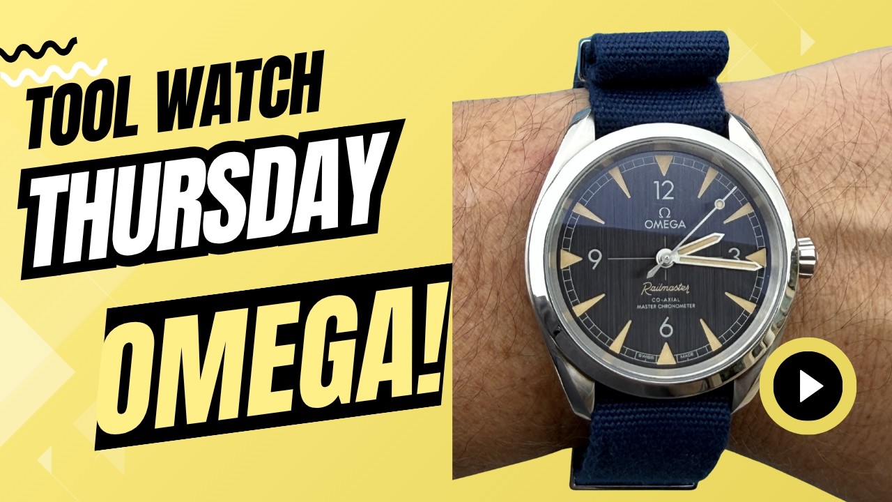 Get Railed! Omega Railmaster Review!! Tool Watch Thursday! - YouTube