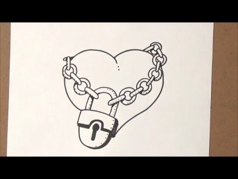 Come Disegnare Un Cuore Incatenato Come Disegnare Un Cuore Incatenato Passo Dopo Passo