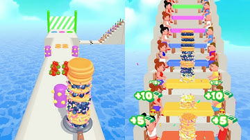 Pancake Run Mobile Game Android Gameplay Walkthrough #38