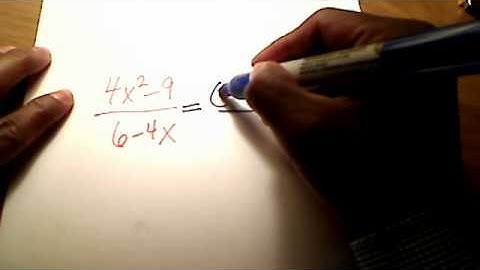 Simplifying Rational Expressions (Part 2 of 2) with "opposite terms"
