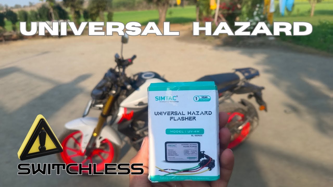 Simtac (switchless) Universal hazard for any bike coupon code and details available in ⬇️@prime__0 