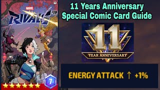 11 Years Anniversary Special Comic Card Guide - Marvel Future Fight
