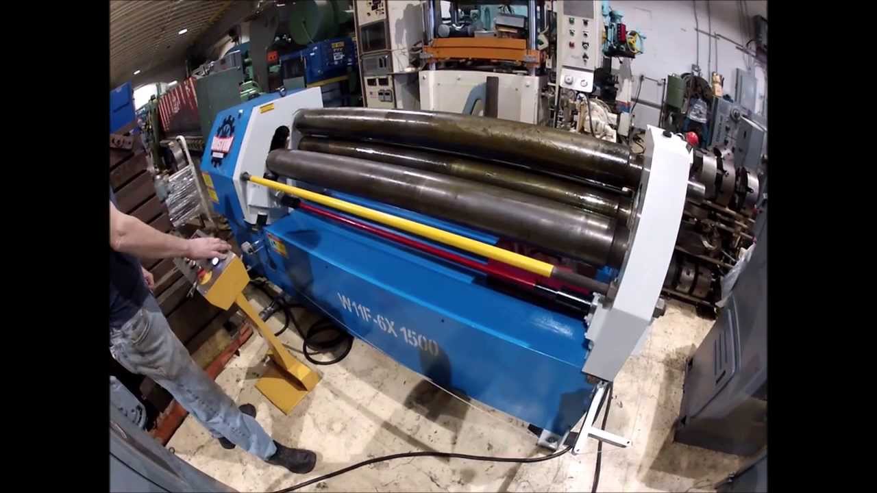 Hoston W11F-6X1500 5' x 1/4" Plate Roll