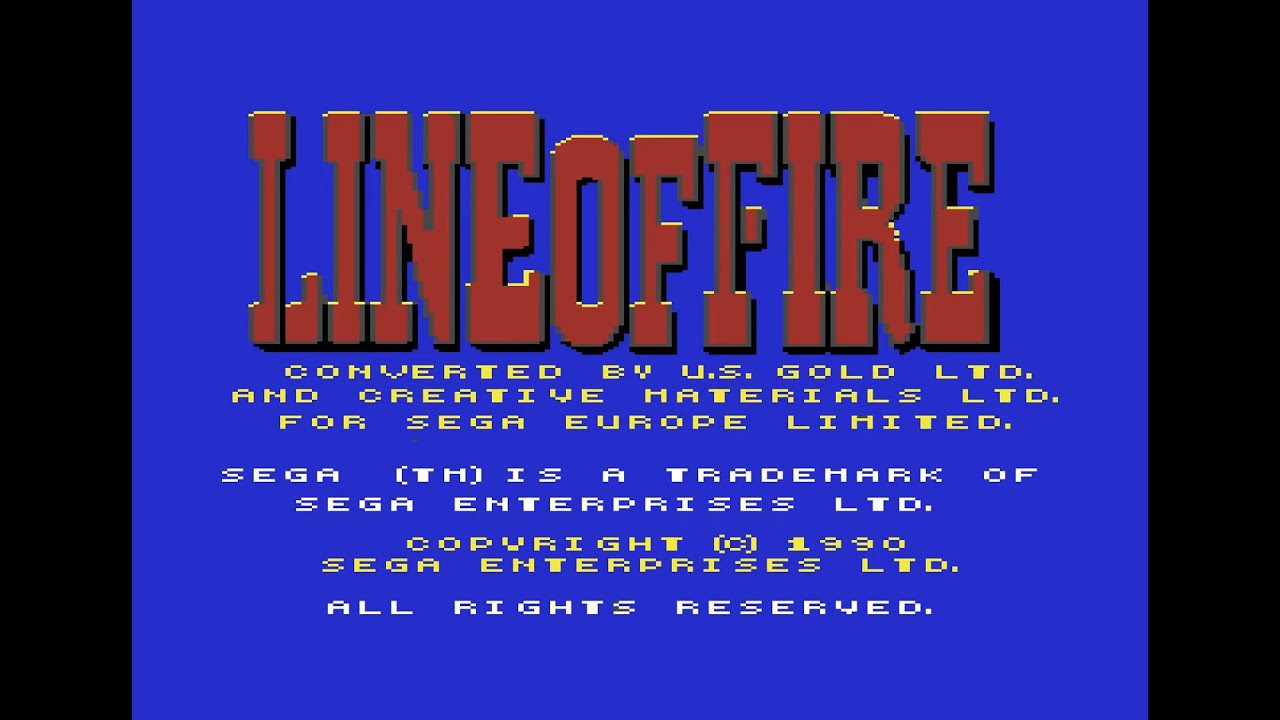 Commodore 64 Longplay [364] Line of Fire (EU)