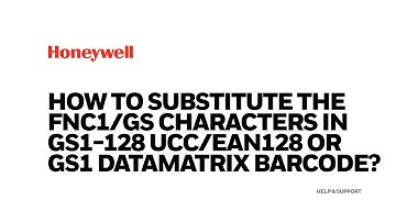 How to substitute the FNC1 GS characters in GS1-128 UCC EAN128 or GS1 Datamatrix bar code?