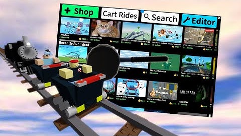 The Roblox Create A Cart Ride Experience