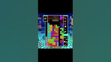 テトリス９９　Tスピントリプルをしてる最中に事故に #shorts