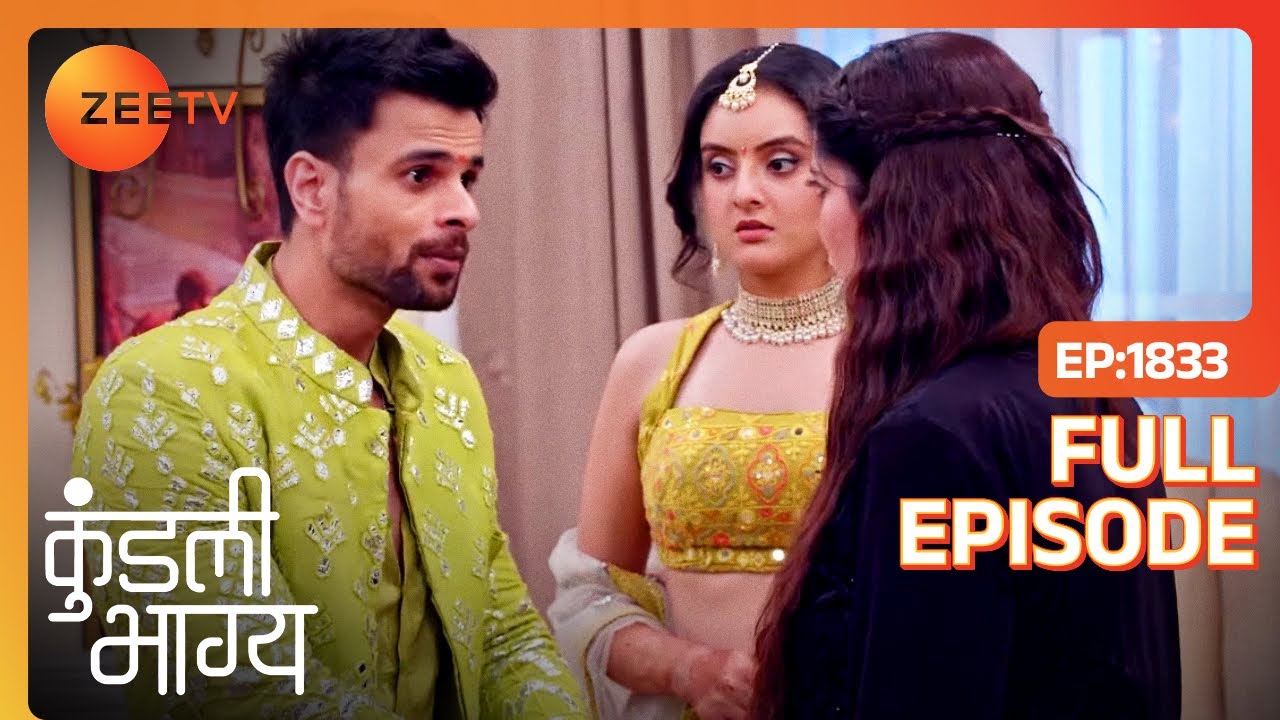  Alia Kavya  Varun      Kundali Bhagya   Full Ep 1833   Zee Tv   11 April 2024