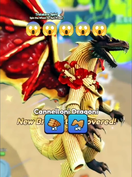【Brainrot Evolution 】 UPDA 16 Cannelloni Dragoni #brainrot#roblox