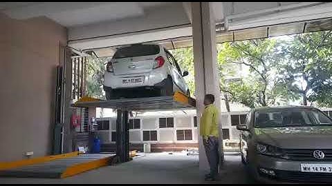 G+1 STACK PARKING SYSTEM _ 2 CARS _ DEPENDENT TYPE