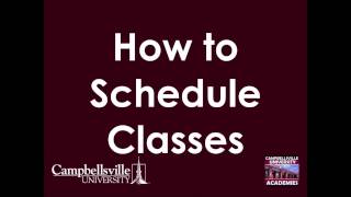 How To Schedule Classes