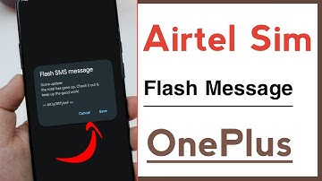 How To Turn Off Airtel Flash SMS Message in OnePlus Device