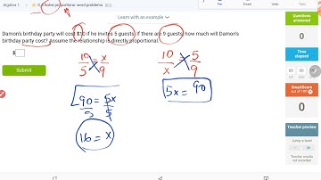 IXL C.6 Solve proportions: word problems