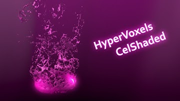 LightWave test - Splash CelShade HyperVoxels NPR