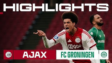Three points and a clean sheet ✅ | Highlights Ajax - FC Groningen | Eredivisie