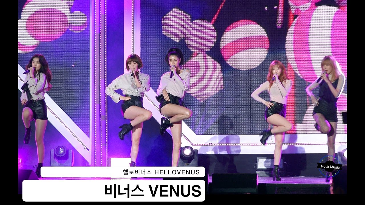 헬로비너스 HELLOVENUS[4K 직캠]비너스 VENUS@20161015 Rock Music