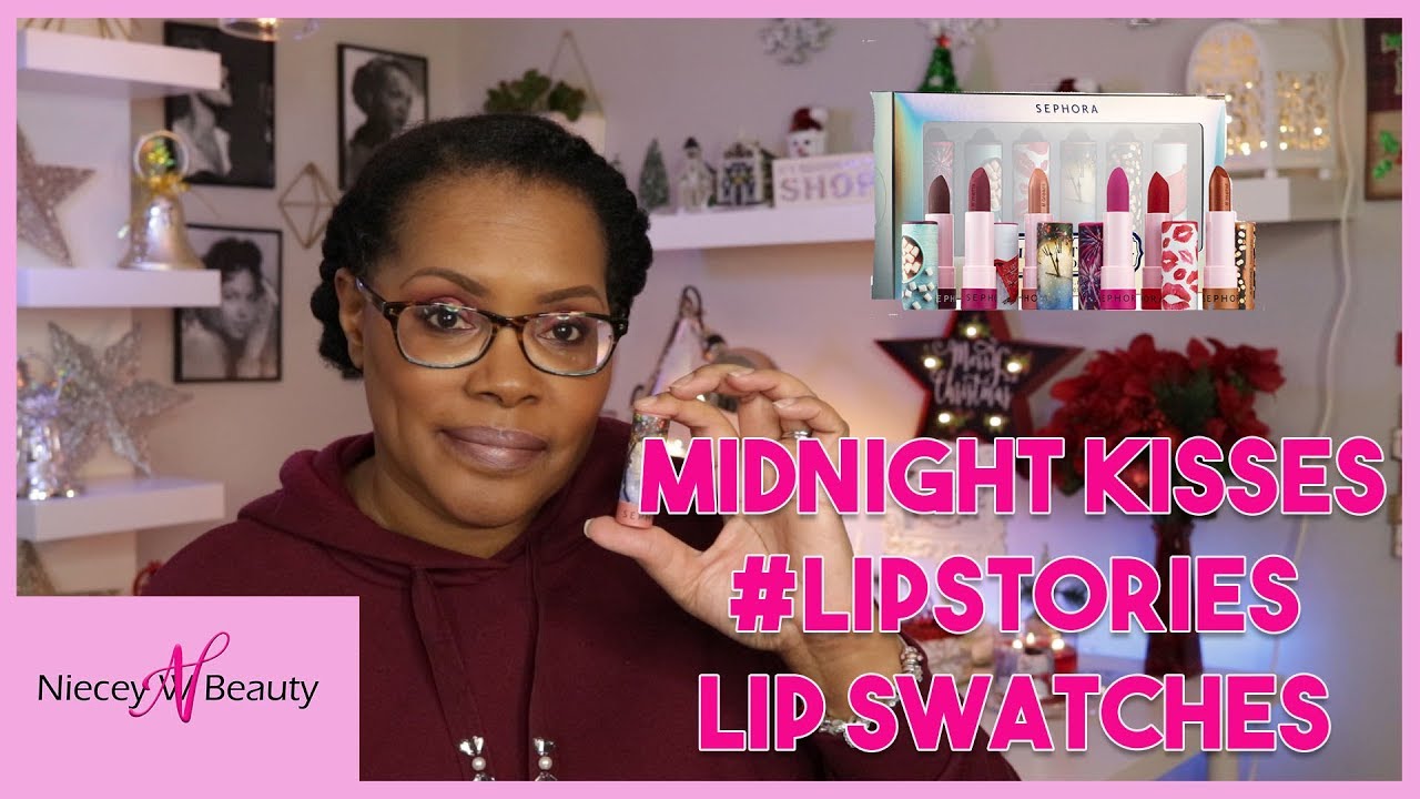 Sephora Midnight Kisses LipStories Lip Swatches