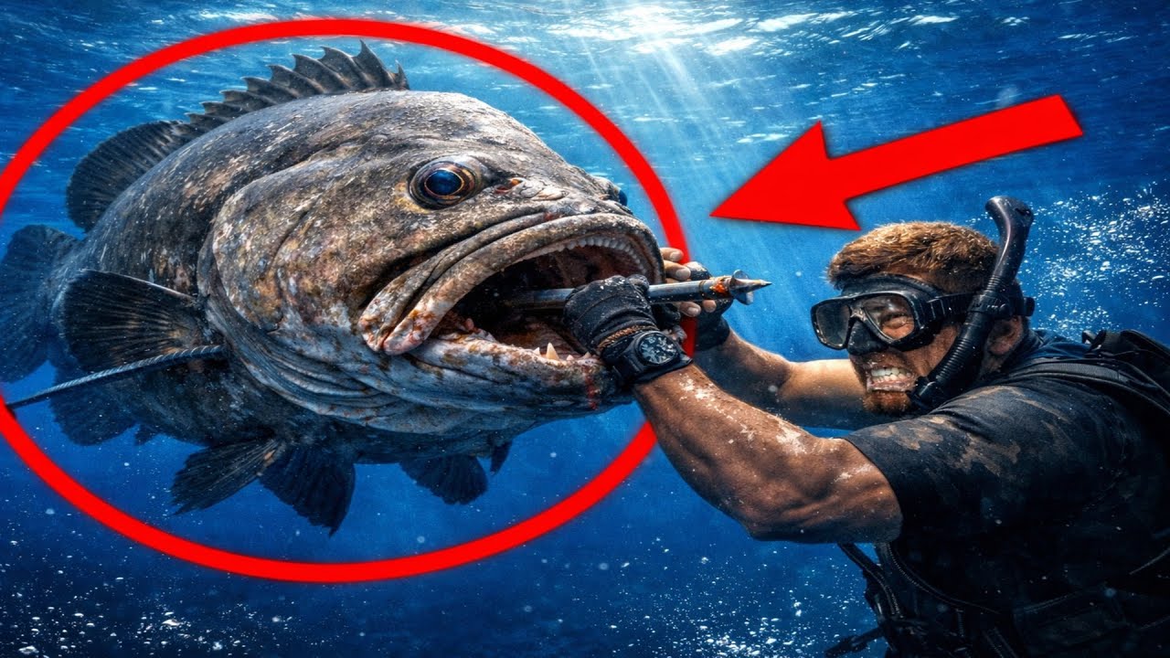 Catching Giant Fish Underwater BEST MOMENTS