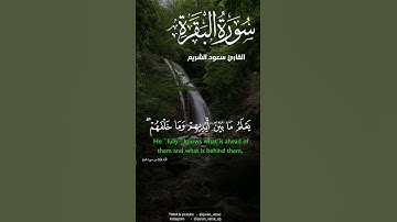 اية الكرسى سعود الشريم #قران كريم