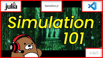 [04x11] Intro to 2D Computer Simulations | GameZero.jl, Julia & VS Code [Julia Desktop Apps]