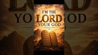 I'm the LORD your God | 10 commandments
