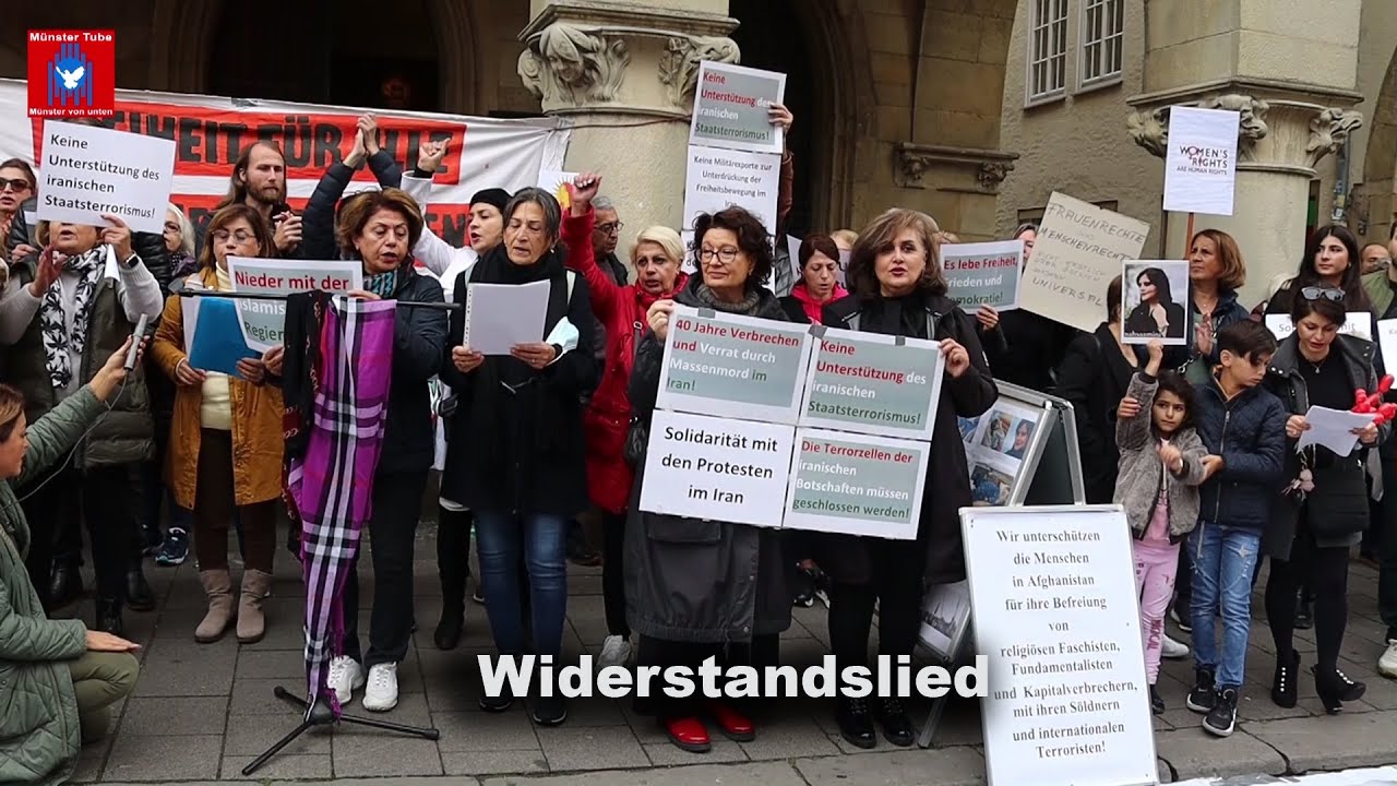 Münster: Solidarität mit den Frauenprotesten in Rojhilat und Iran - Widerstandslied