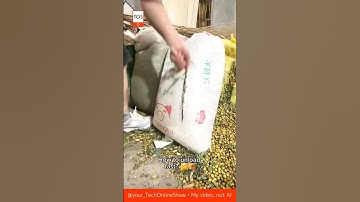 FAST UNLOADING 🍏genius sack idea 😲✂️#skills #crafts #wow