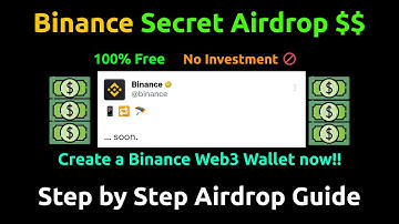 Binance Web3 Wallet Free Airdrop. How to create Binance Web3 Wallet
