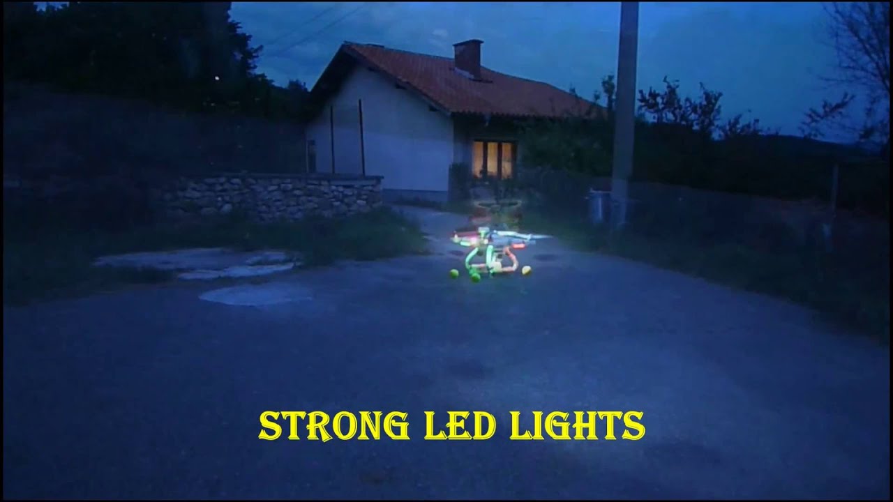 CHEERSON CX-20 NIGHT FLIGHT TESTING THE NEW LED LIGHTS(BANGGOOD)