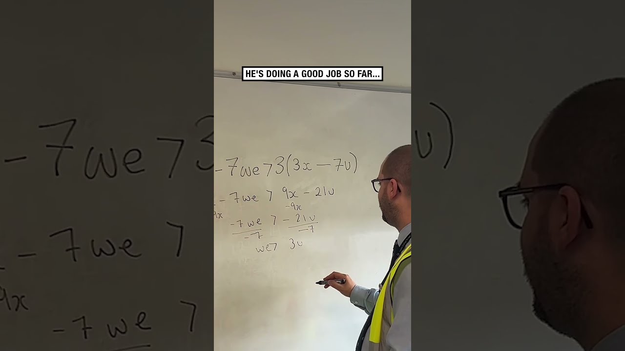 Will our math teacher solve the 'we ❤️ u' equation? 🥹🤩  -  🎥 secrettttt.153