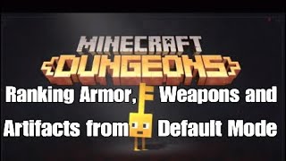 Ranking All Armor, Weapons, and Artifacts from Default mode Minecraft Dunegons screenshot 5