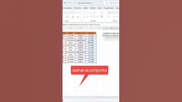 como usar la funcion sumar.si.conjunto en Excel #sepamosexcel #sepamosexcelviral #sepamosexcelcurso