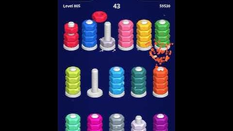 Sort Nuts Level 801 - 810 Walkthrough | PuzzleChallenge ✔️