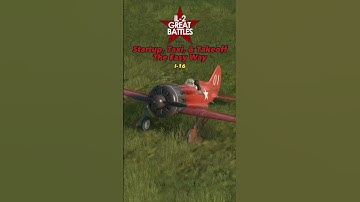 Startup, Taxi, & Takeoff The Easy Way - I-16 #shorts #il2sturmovik #tutorial #guide