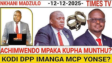 ACHIMWENDO MPAKA KUPHA MUNTHU? DPP YANENETSA KUTI ITHANA NDI MCP YONSE KUMALIZILA CHAKWERA