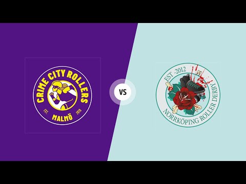 2024 WFTDA Regulated game: Crime City Rollers vs Norrköping Roller Derby
