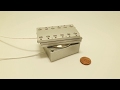 Linear piezo stage mounted on a rotation stage (full sound)