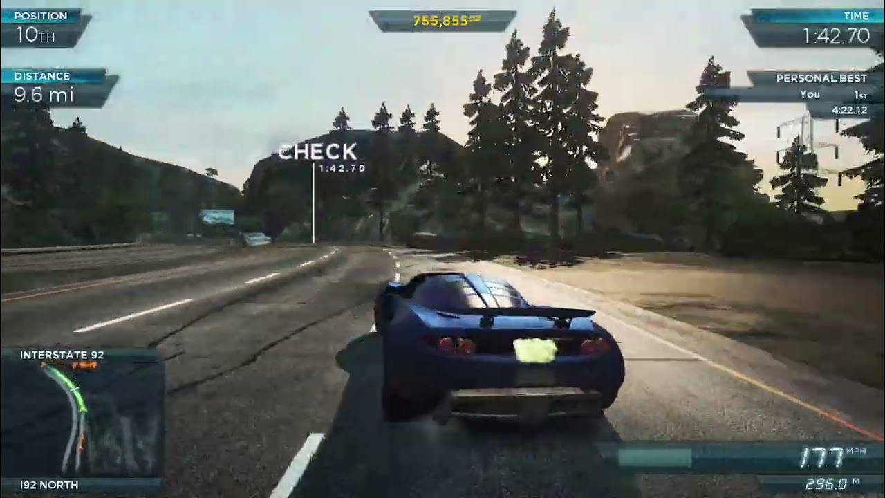 Need for Speed™ Most Wanted 2012 wait 30 seconds and beat the 1st