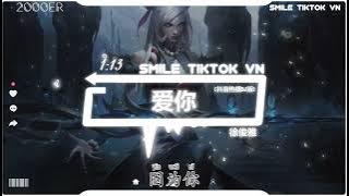 徐俊雅 - 爱你 (抖音热播DJ版) Yêu Em (Remix) - Từ Tuấn Nhã『我闭上眼睛，贴着你心跳呼吸，而此刻地球』【2k24抖音火流行歌曲推荐TikTok】