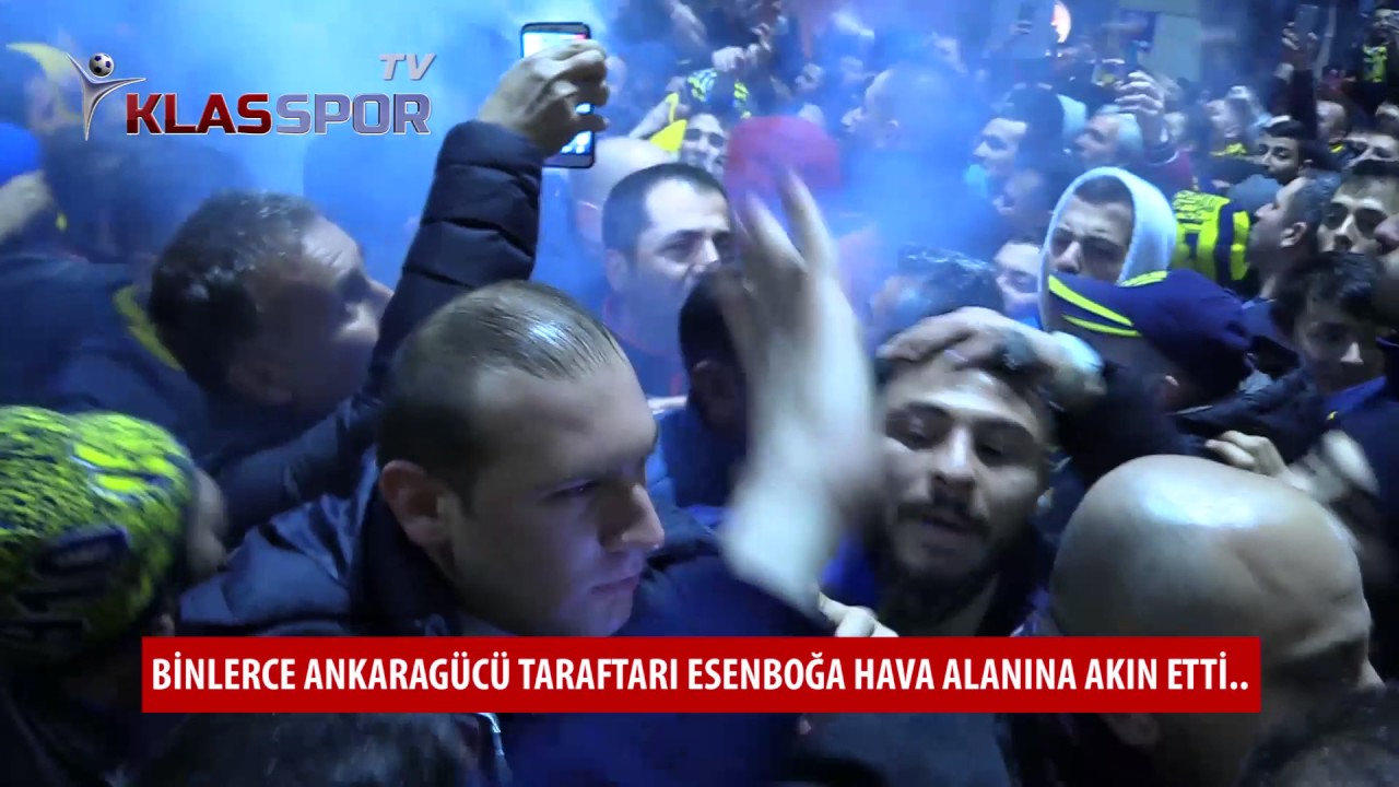 Gümüşhane maçı sonrası Ankaragücü taraftarından görkemli karşılama...