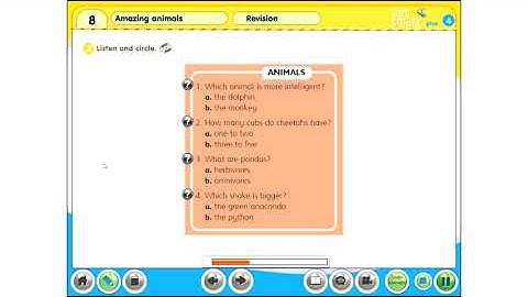 CEFR Get Smart Plus 4 Year 4 Module 8  Amazing Animals  REVISION PAGE 92