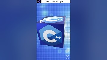 How to print "Hello world" in c++ #shorts