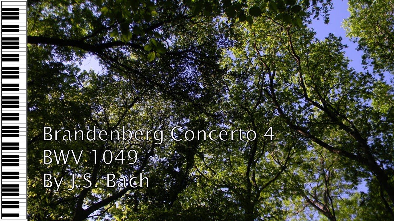 Bach Brandenburg Concerto No 4 BWV 1049 COMPLETE (For Solo Piano) - Faith's Music