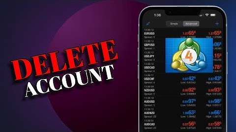 How to Delete Account in MetaTrader 4 2025?