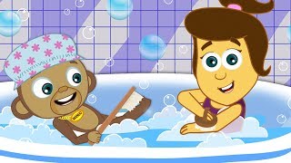 Песенка про купание | Bath song на русском | Мультики для детей