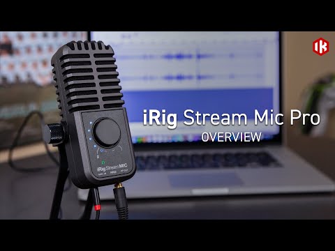 iRig Stream Mic Pro - Overview - Compact multi-pattern microphone & stereo/4-channel audio interface
